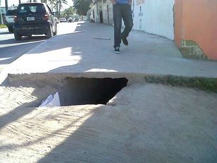 Peligro para Peatones Sobre Prisciliano Sánchez