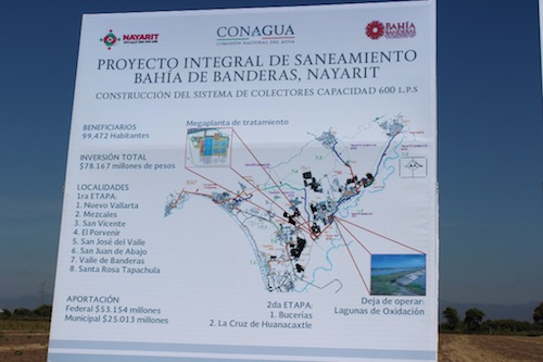 Invierte Conagua en Bahía de Banderas 295 Millones de Pesos
