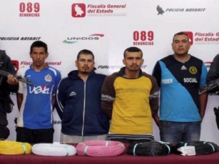 Cuarteto de Ladrones Capturados con Cargamento de Cobre Robado