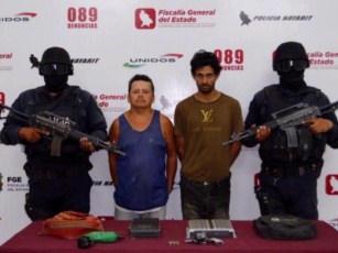Aseguran a par de Hampones en el Centro de Tepic