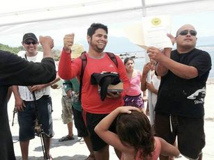 El Niño David Emiliano Robles Ganó 3er Torneo de Pesca Jarretaderas 2014