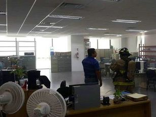 Corto Circuito Provoca Alarma en UMA