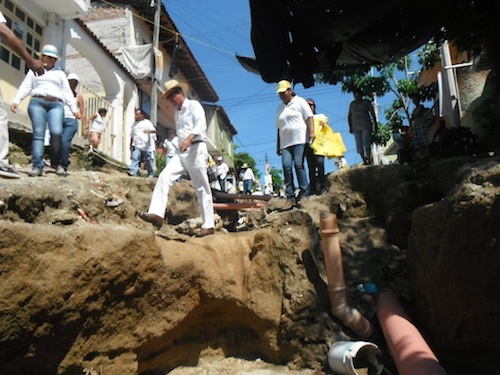 Habrá Concreto en Calles que Bajan al Arroyo del Indio: Paniagua