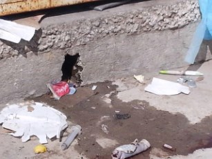 Tiran a la Calle Residuos Tóxicos del IMSS