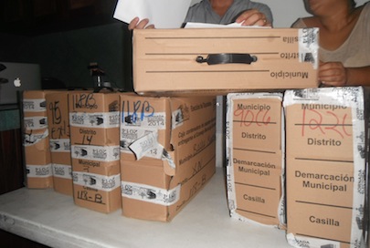 Abren 14 Paquetes Electorales por Ordenamiento de Sala Constitucional
