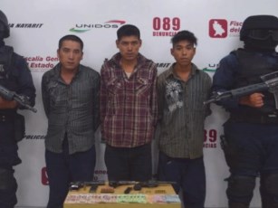 Capturan a Trío de Delincuentes en El Nayar