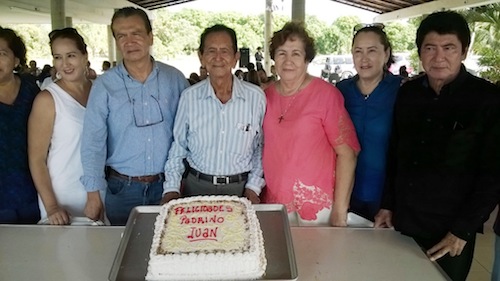 Celebraron 82 años de edad de don Juan Cuevas