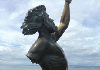 Escultura “Tritón” Sobre Malecón Está Mutilada