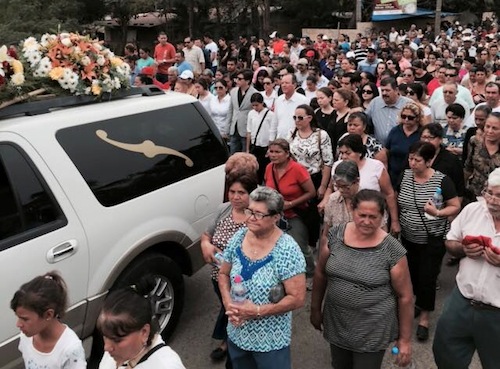 El último adiós a ex presidenta del DIF, Martha Robles de Paniagua (1952-2015)