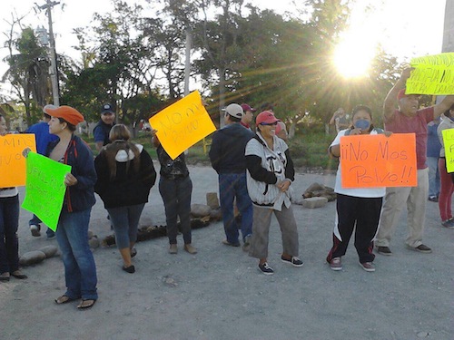 Protestan Cansados de Promesas y del Polvo en Avenida México