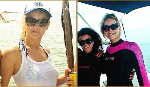 Jennifer Lawrence vacacionó en Riviera Nayarit
