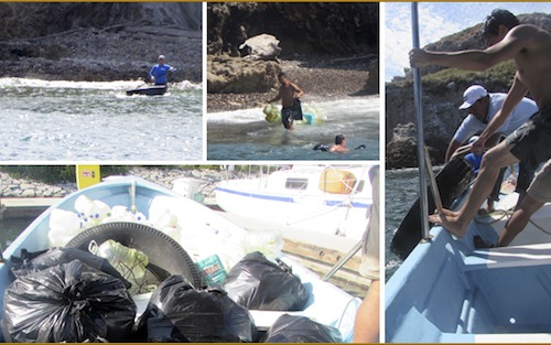 Realizaron limpieza en las Islas Marietas