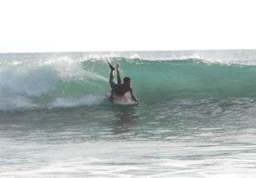 Adolfo Rivas de Bucerías, gana el primer lugar de Surf Tabla de cuerpo