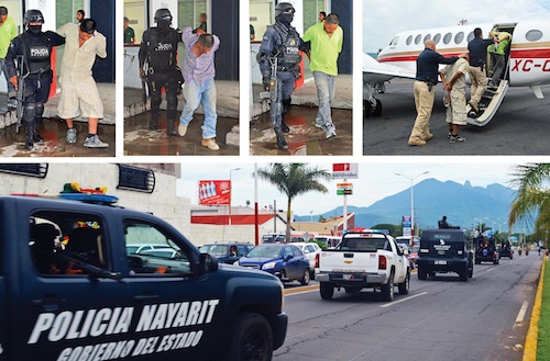Célula del crimen organizado de Chihuahua se internó en Tepic y fueron capturados