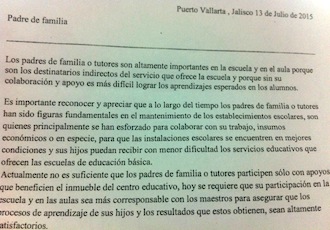 Malestar de Padres de Familia, por Condicionamiento de Inscripciones Escolares