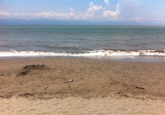 El Mar Recobró Terreno en Playa de Boca de Tomates