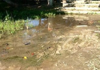 Aparecen Peligrosos Hoyos en Inmediaciones de la Laguna del Coapinole
