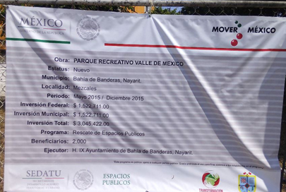 Huele a “transas” el costo de 3 MDP de cancha deportiva en Valle Dorado