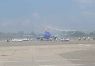 Inauguraron en nuevo vuelo directo de Houston con Southwest Airlines