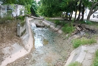 Señalan a José Gómez sobre abandono y peligro de inundación de Valle Dorado