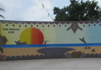 El nuevo mural de corcholatas de San Pancho