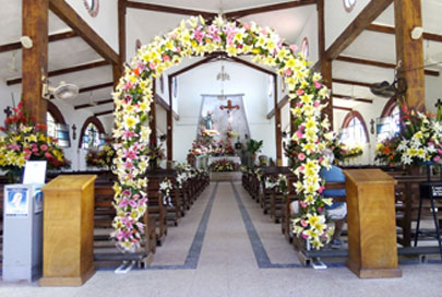 Perfumada está la Parroquia de Nuestra Señora de la Paz Patrona de Bucerías
