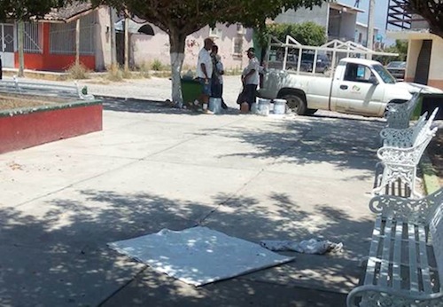 Colérico, José Gómez arremete contra trabajos de embellecimiento en San Juan