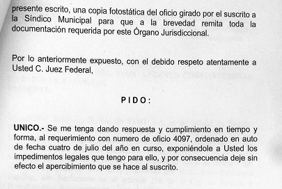 Otra Multa a Síndico Mónica Saldaña por Desacato a una Autoridad