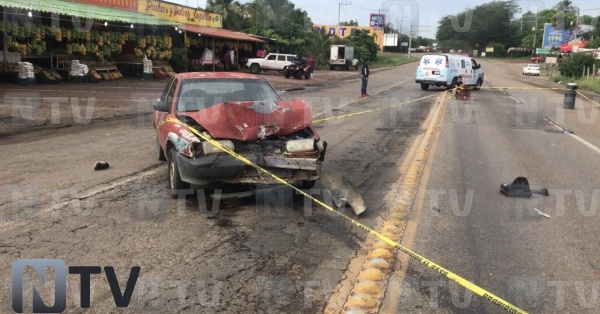 moticiclista muere en carretera tepic vallarta