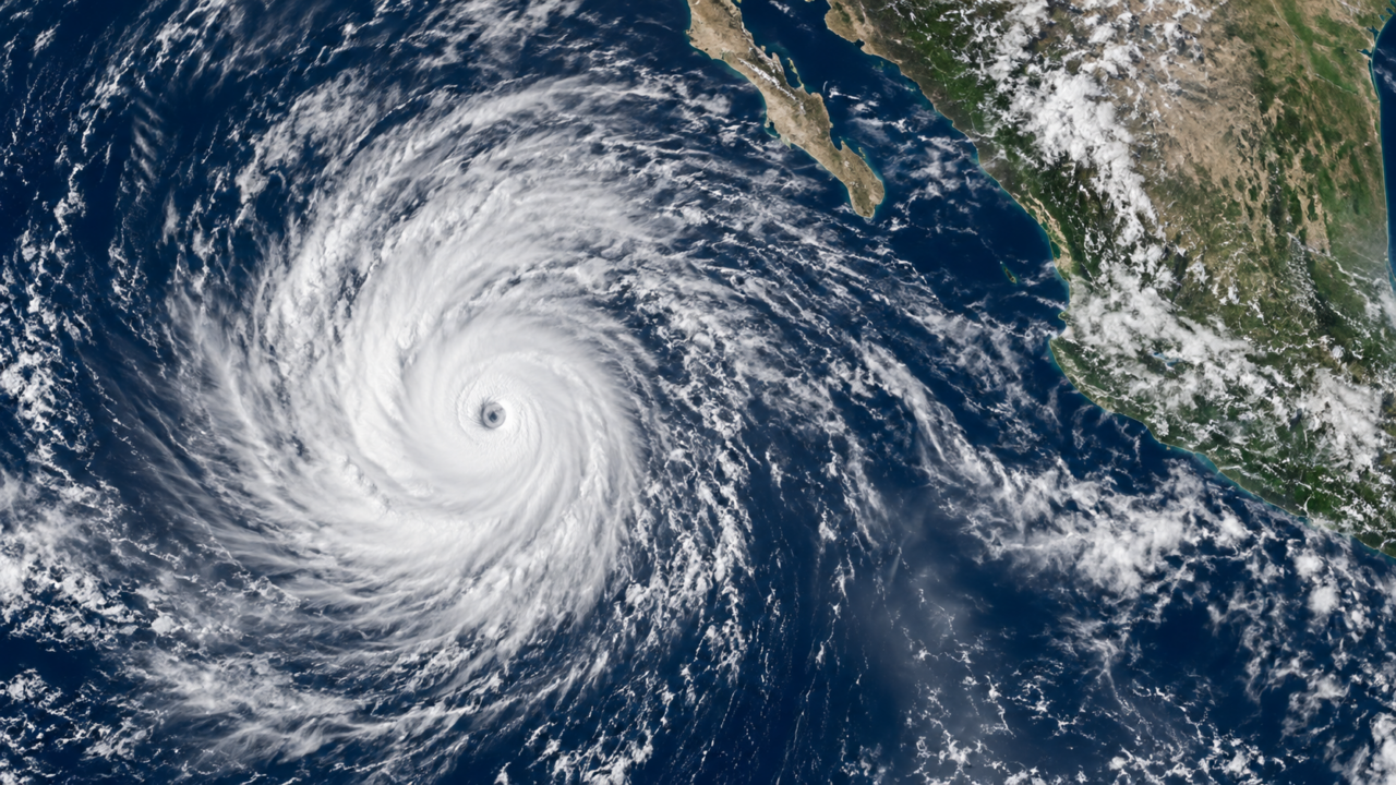 Huracán Polo baja a categoría 4 frente a Baja California Sur; Nayarit sigue bajo lluvias fuertes y oleaje de hasta 3.5 metros